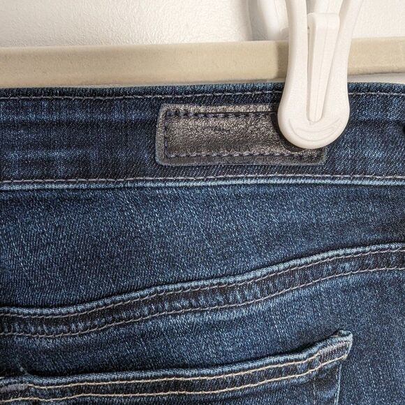 Ag Adriano Goldschmied | The Stilt Cigerette Leg Dark Wash Mid-Rise Jeans Sz 25 - Picture 7 of 9